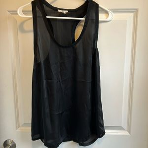 Black Joie sheer tank top